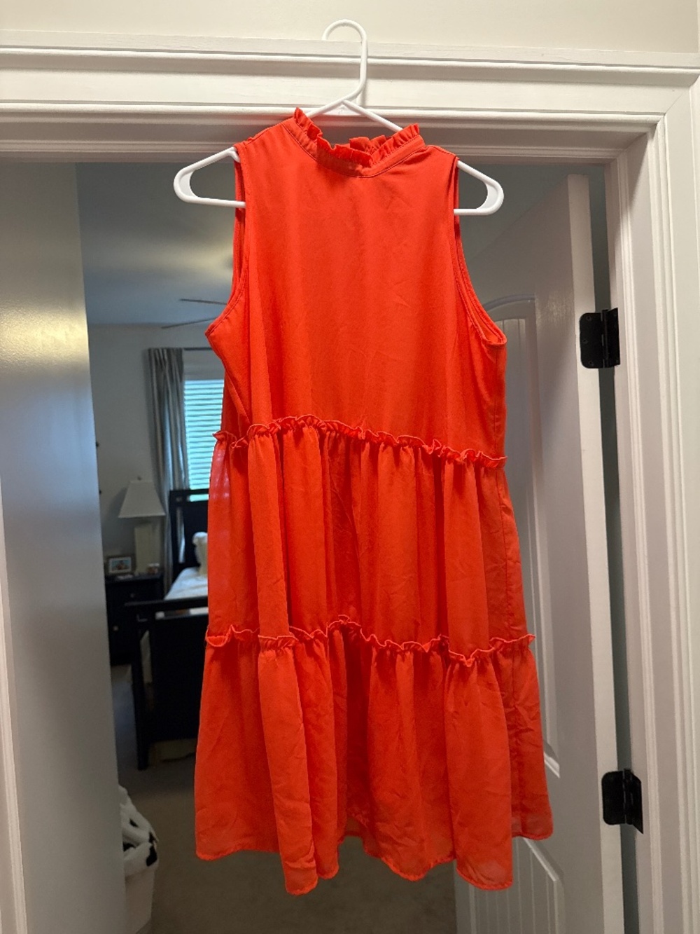 Mudpie flowy orange dress M
